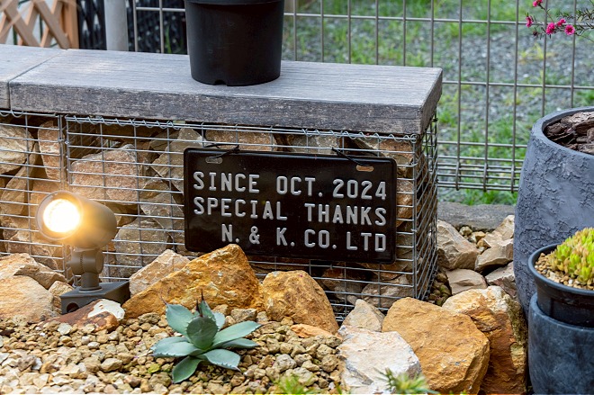 近藤建材店の「K」が！